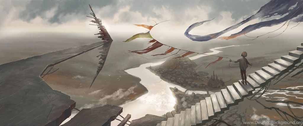 Anime Fantasy Scenery Wallpapers