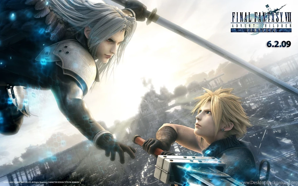 Download Final Fantasy Vii Anime Cloud Strife Sephiroth Wallpapers ...
