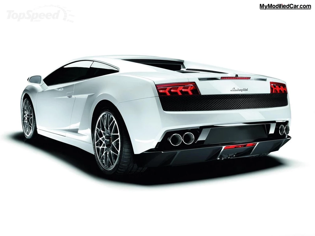 White Lamorghini Gallardo 2009 Wallpapers