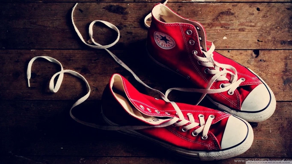 Red Converse Sneakers HD Desktop Wallpapers : Widescreen : High ...