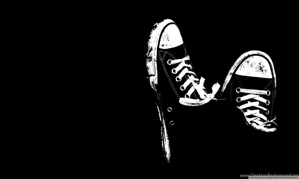 Sneakers Black And White HD Desktop Wallpapers : High Definition ...