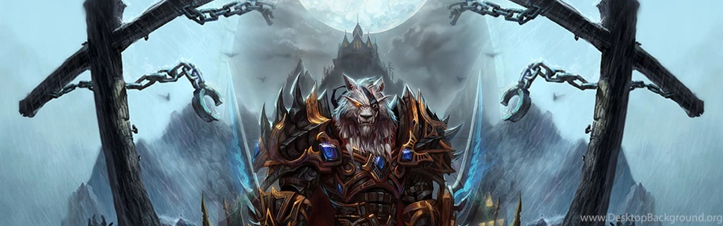 Download Wallpapers 3840x1200 World Of Warcraft, Worgen, Character ...