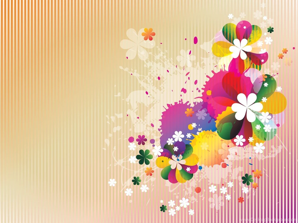 Spring Floral PPT Backgrounds   Abstract, Beige, Black, Blue ...