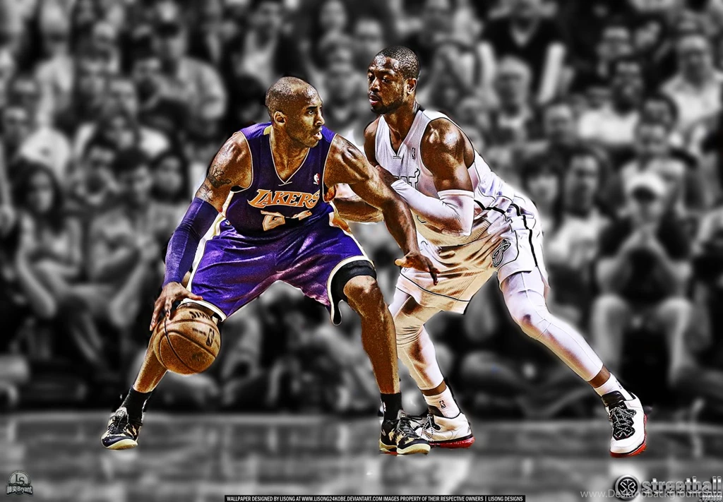 Kobe Bryant Vs Dwyane Wade NBA Wallpapers Streetball