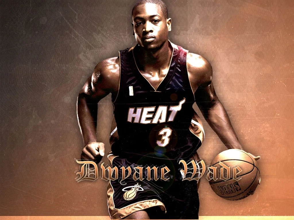 Dwyane Wade Dribbling Wallpapers