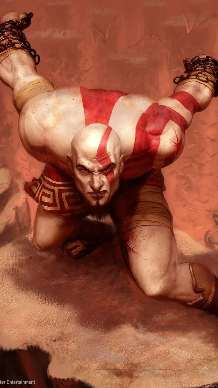 Download Wallpapers 750x1334 God Of War, Kratos, Spartan, Warrior ...