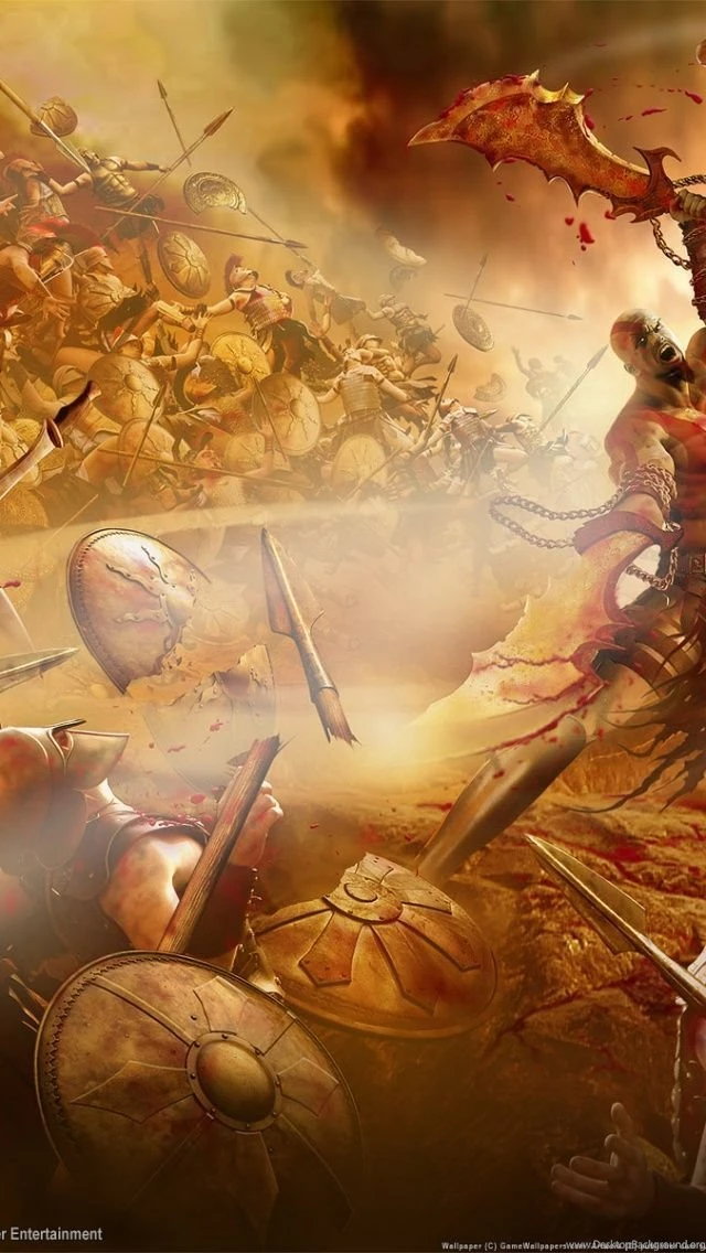 God Of War 3 iPhone 5 Wallpapers
