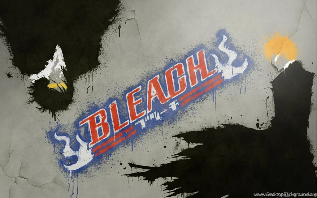 Bleach Kurosaki Ichigo Zangetsu Spray Paint Wallpapers (