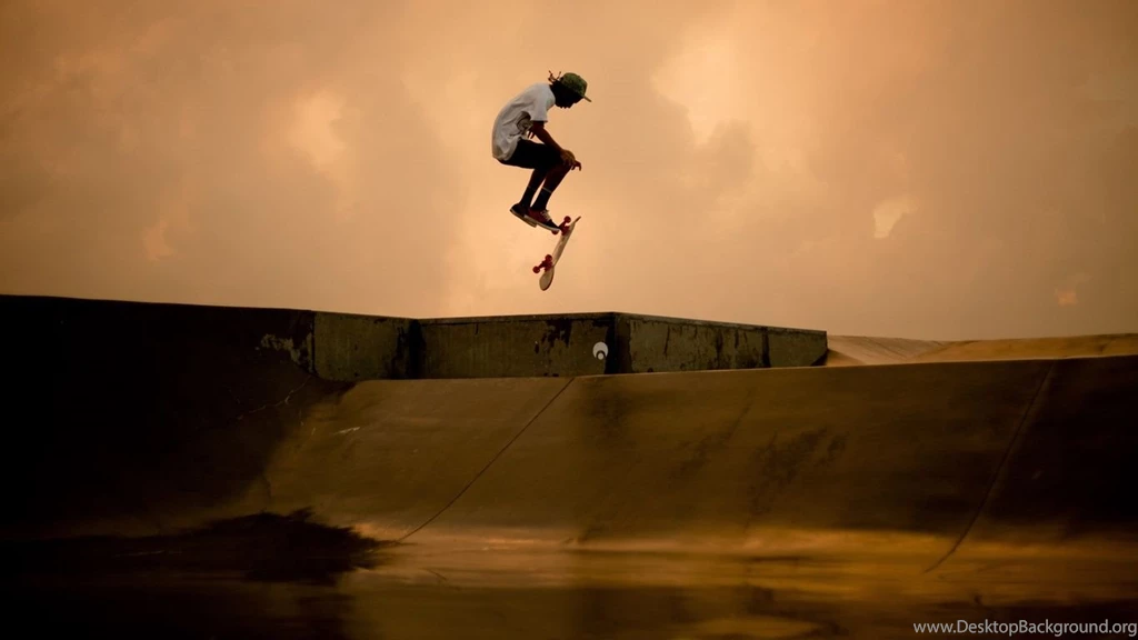 1366x768 Motivational, Skater, Skate, Skateboard, Jump ...