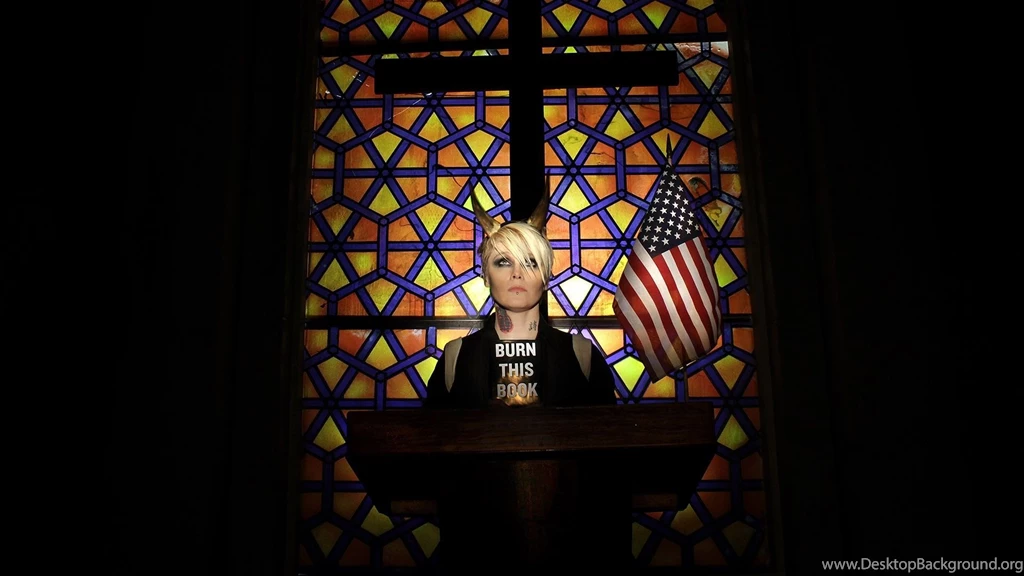 Otep Window Blonde Flag Tattoo