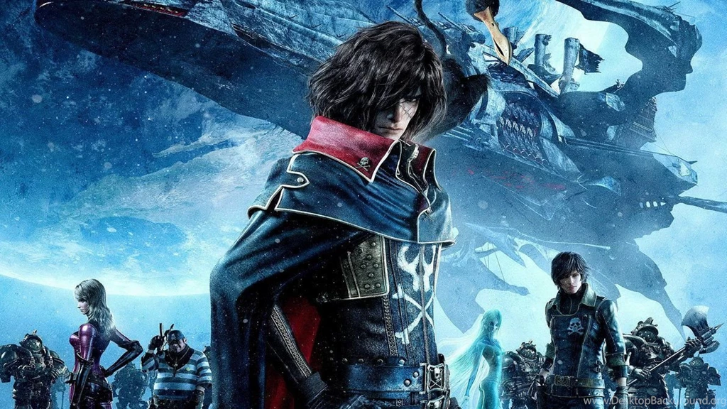 DeviantArt: More Like GIF Captain Harlock And Yama I By Personaapollo