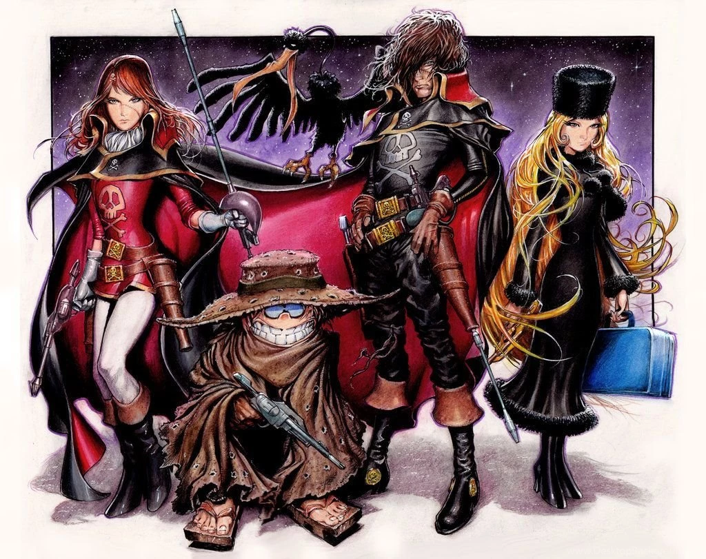 Space Pirate Captain Harlock By Reverie drawingly On DeviantArt