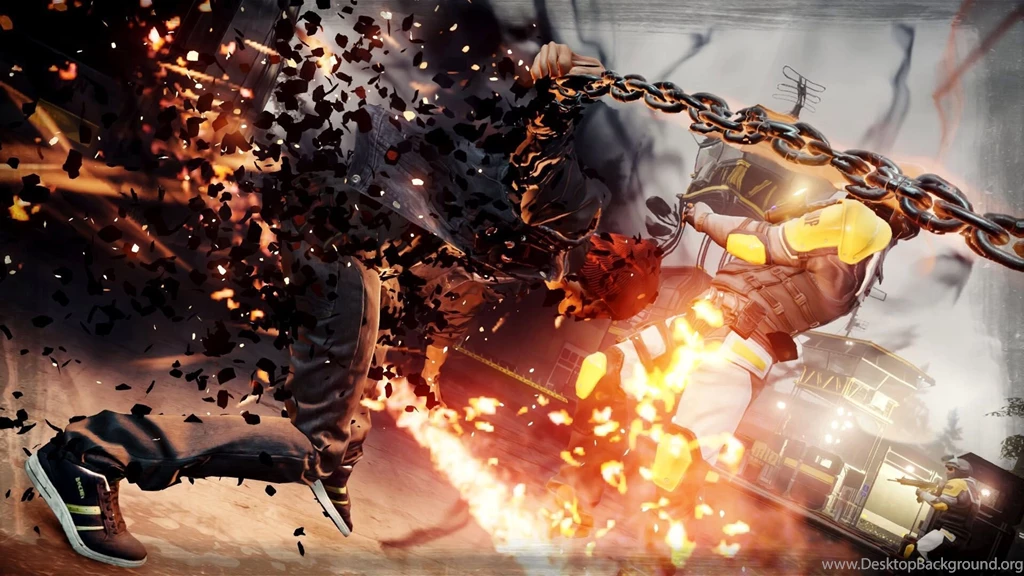 Delsin Fighting With Chains, InFAMOUS Second Son 1920x1080 ...