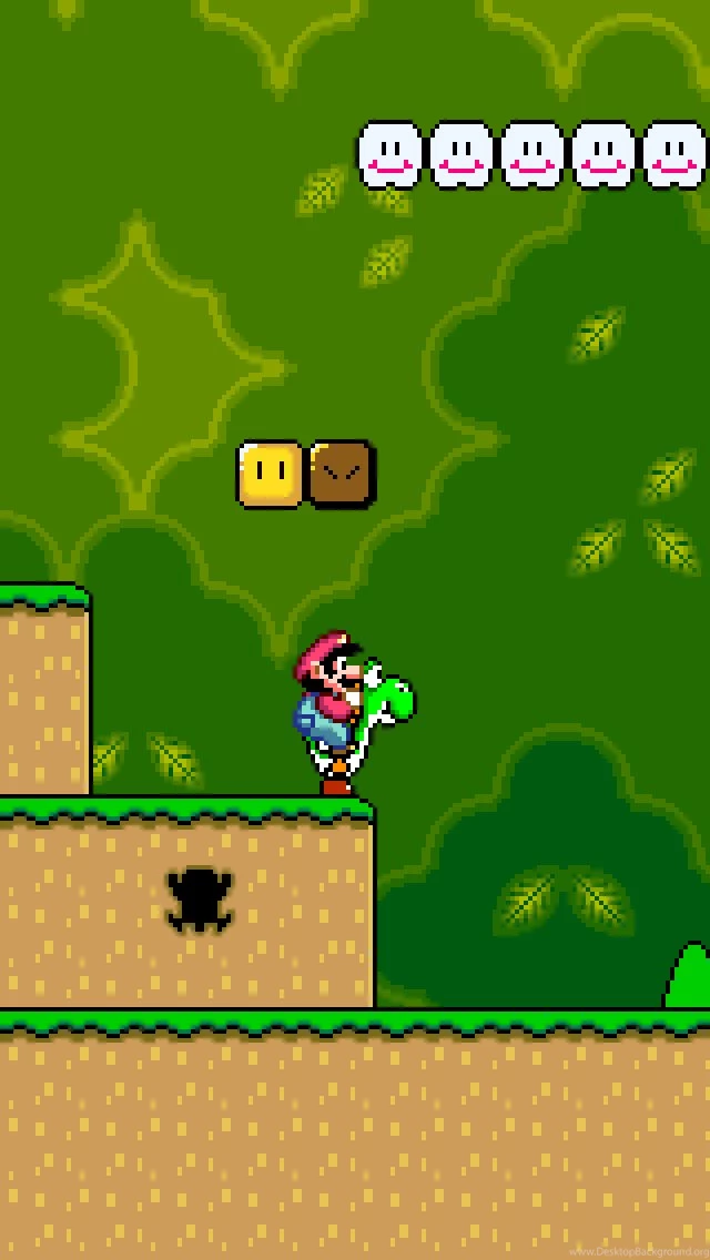 Cool Super Nintendo themed iPhone 5 Wallpapers