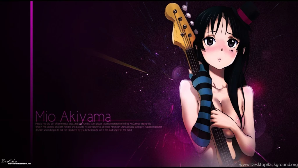 Mio Akiyama Dark Wall By Dark terra On DeviantArt