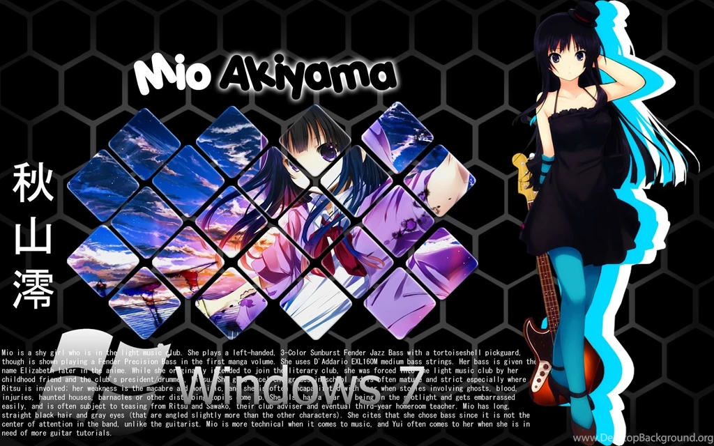 Wallpapers Akiyama Mio Created By Zhandie By Zhandie On DeviantArt
