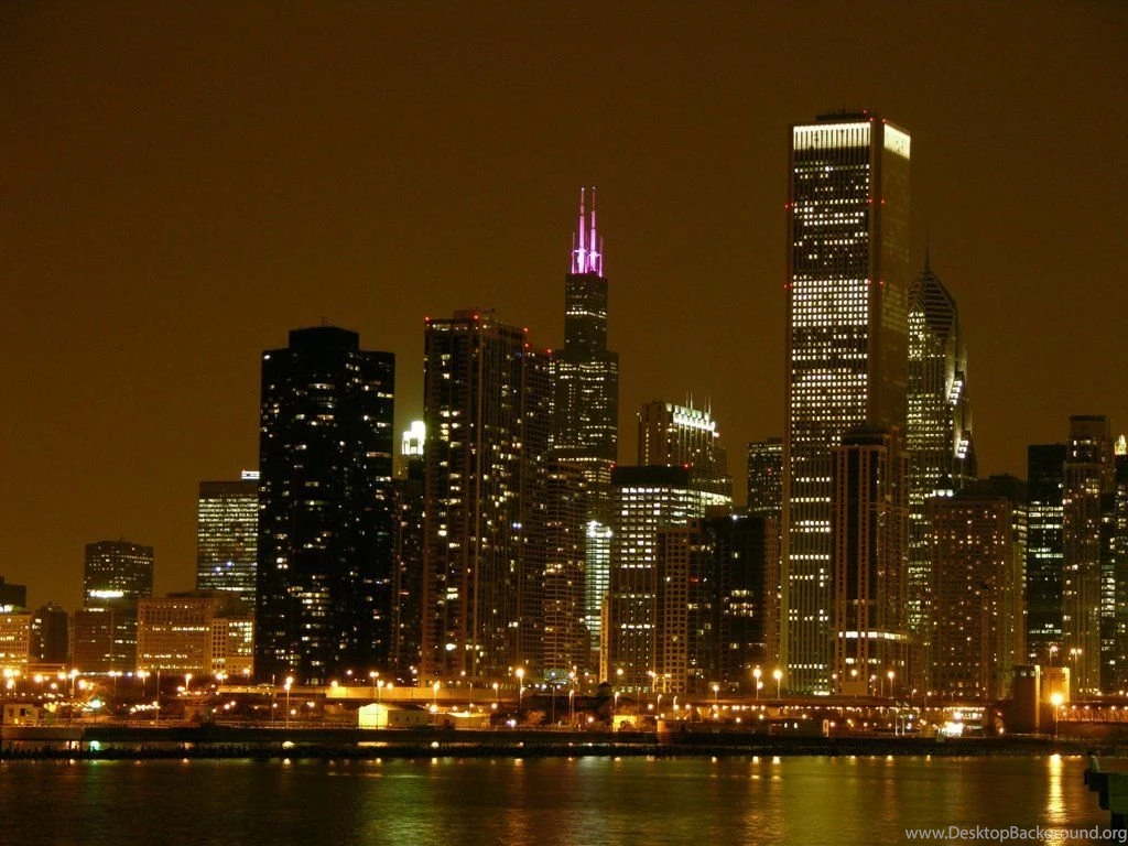 Panoramio Photo Of Downtown Chicago At Night
