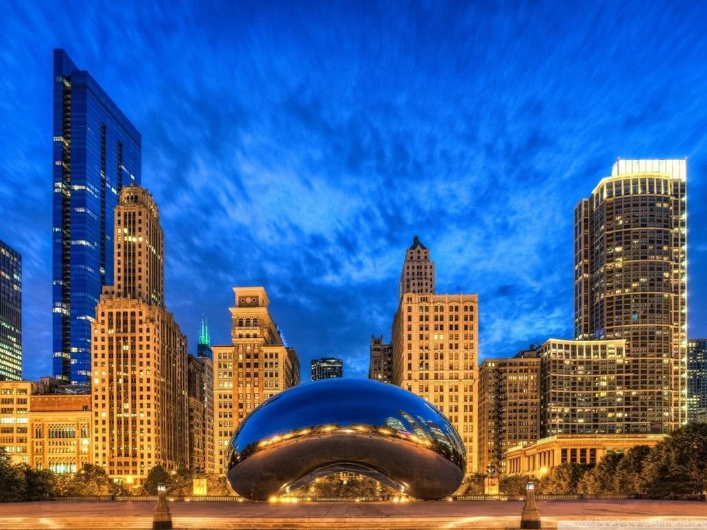 Cloud Gate, Chicago, Illinois, United States HD Desktop Wallpapers ...