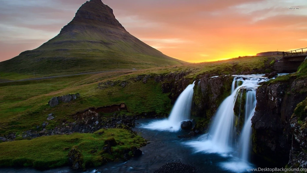 Mountain Waterfall Wallpapers Nature Wallpapers