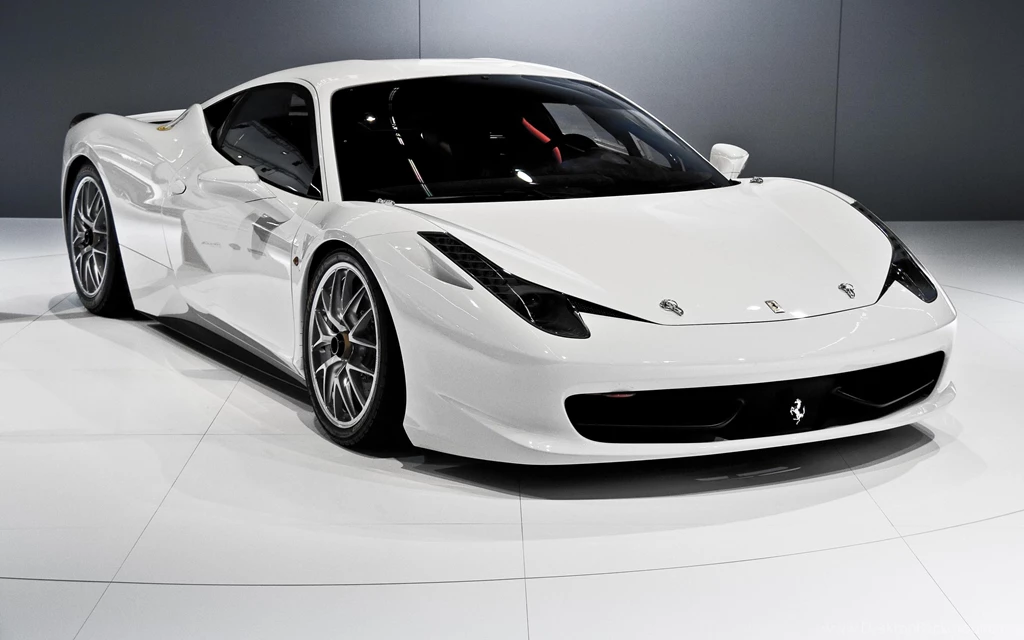 Ferrari 458 White 6 HD Desktop Wallpapers : Widescreen : High ...