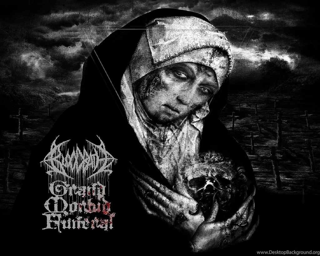 DEATH METAL Black Heavy Dark Horror Evil Poster Skull Wallpapers ...