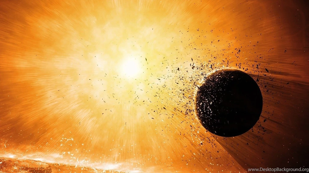 The Planet Is Destroyed In Its Attraction Of The Sun Wallpapers ...