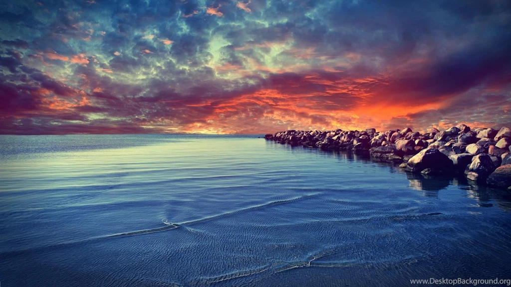 Abstract Nature Trees Balloons Baltic Sea Vintage Wallpapers ...