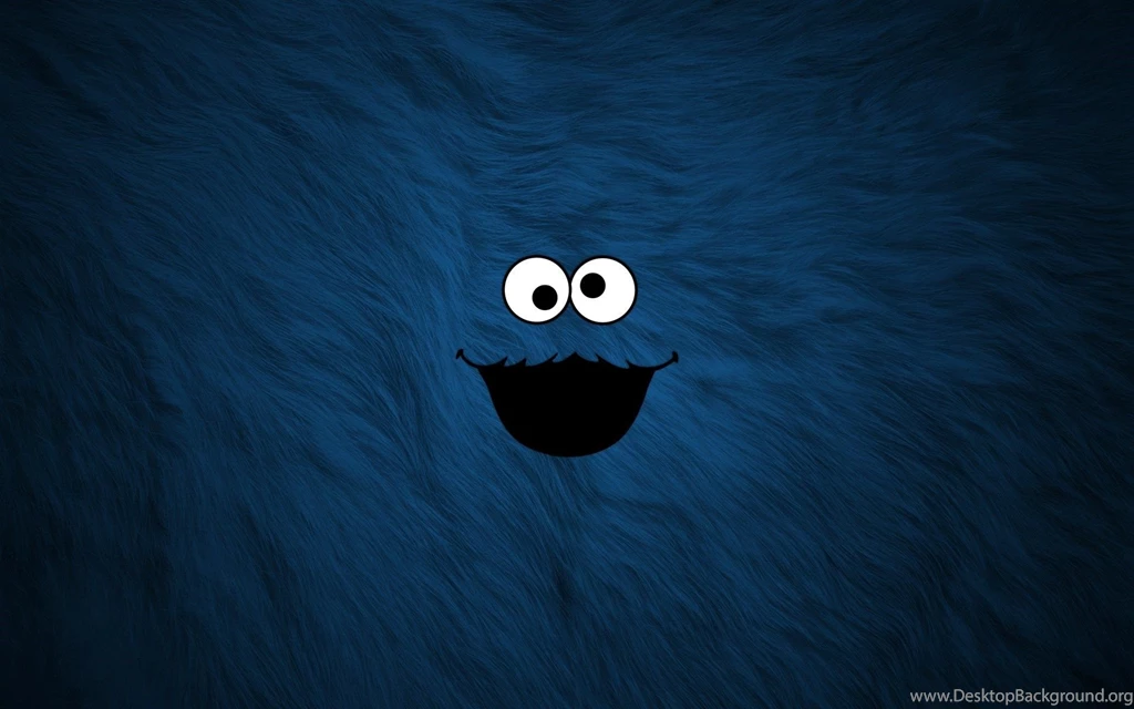 Cartoon Cookie Monster Cool Artistic Wallpaper.jpg