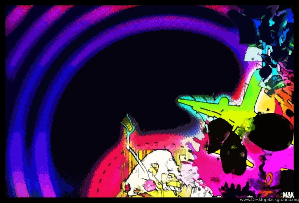 Neon Skull 2 By Partyboy9289 On DeviantArt