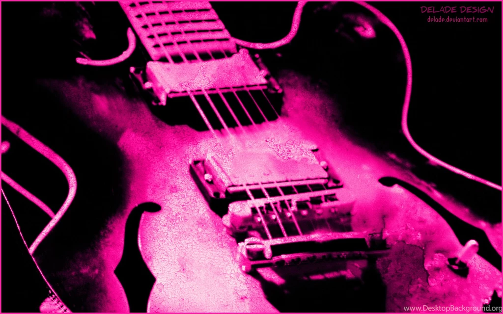 Guitar Pink Cute Wallpaper Free Download.jpg