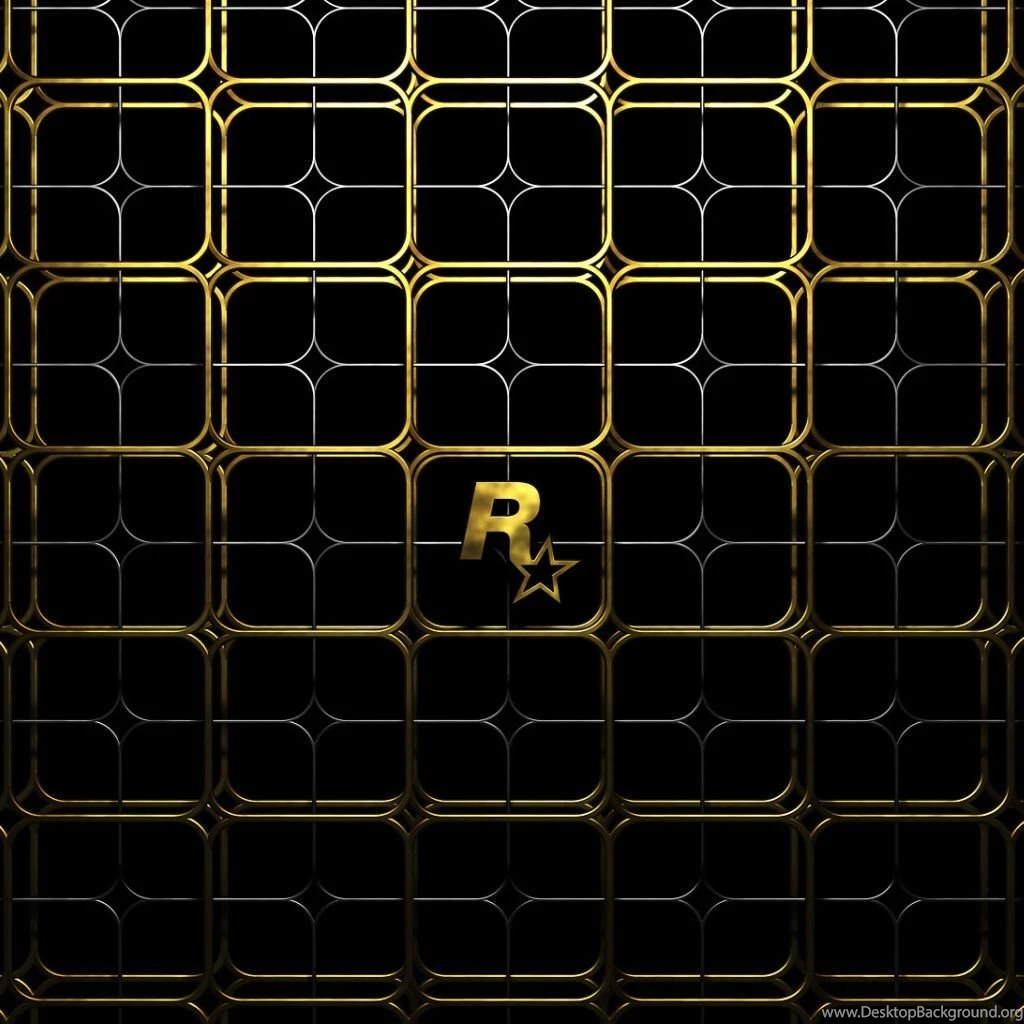 Gold Lattice iPad Wallpapers Download