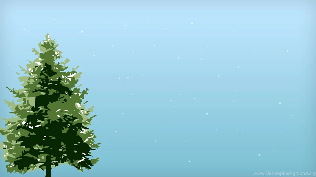 Snowing On A Fir Tree Wallpapers 24601