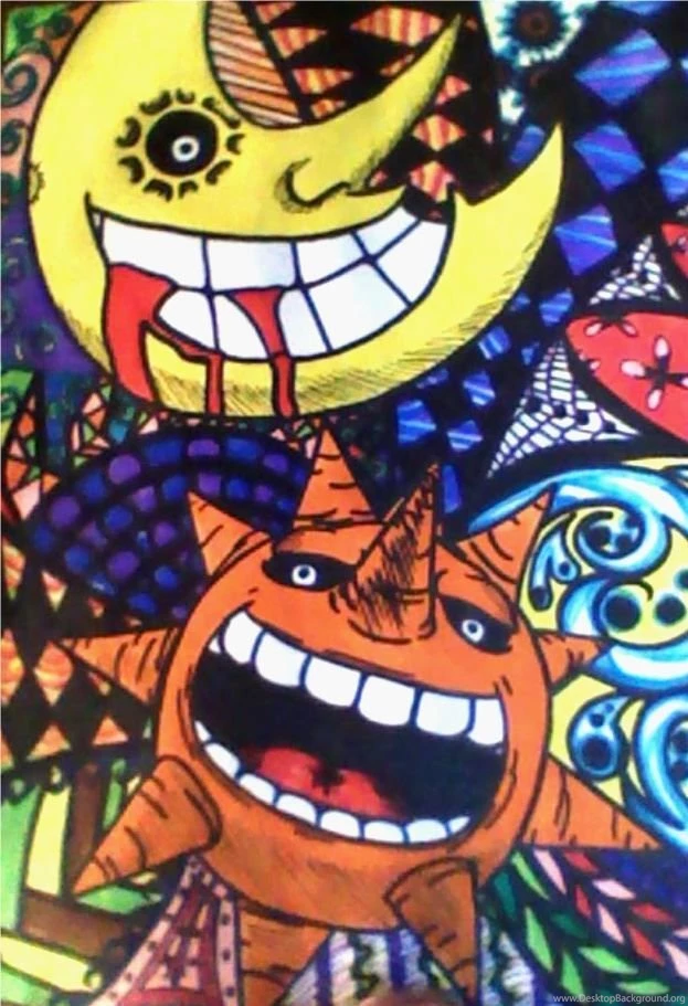 Moon And Sun From Soul Eater By SabbySaber On DeviantArt