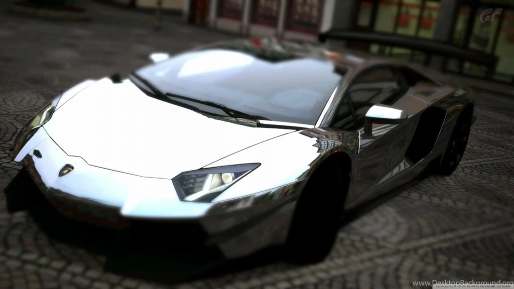 Lamborghini Aventador LP700 4 Silver Chrome HD Desktop Wallpapers ...