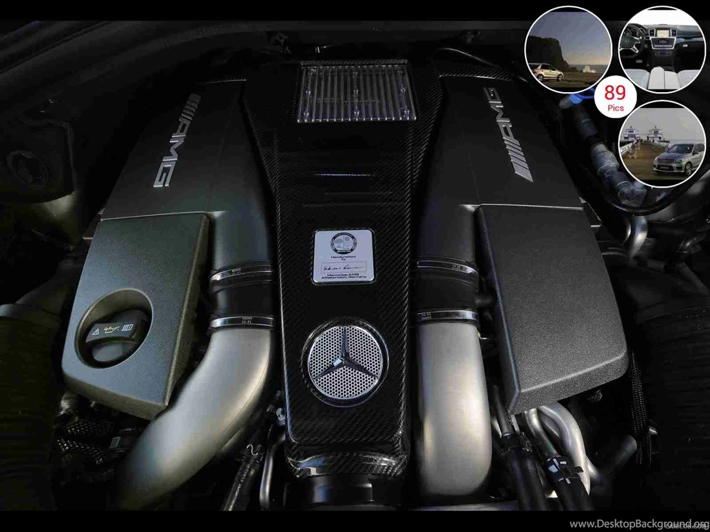 Mercedes Benz (2012) ML 63 AMG   Engine
