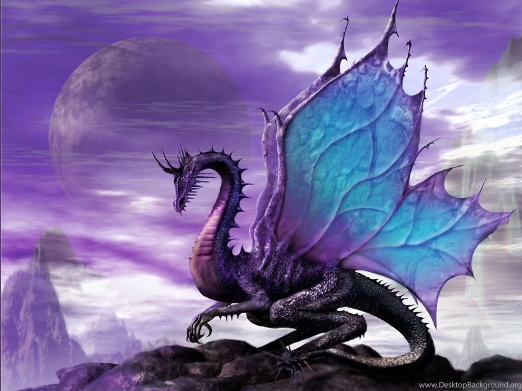 Fantasy Blue Dragon Wallpapers HD For Dekstop Backgrounds