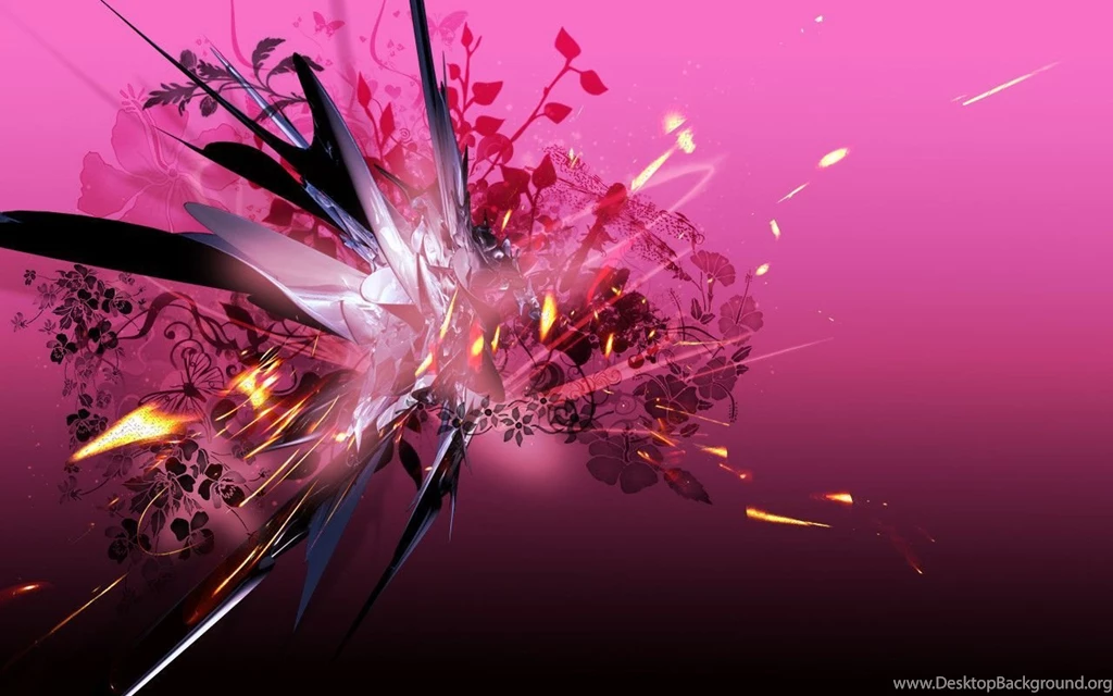 Pink 3D Abstract (id: 88593) – BUZZERG
