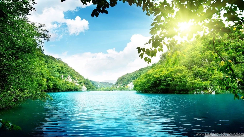PEACEFUL LAKE HD Desktop Wallpapers : Widescreen : High Definition ...