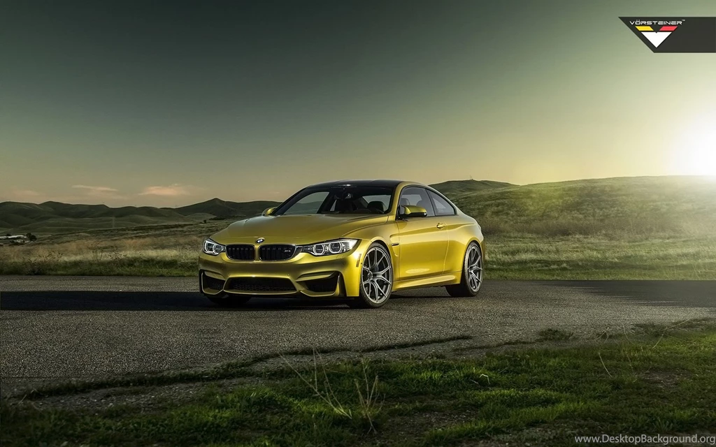 Vorsteiner BMW M4 Austin Yellow 2014 Wallpapers