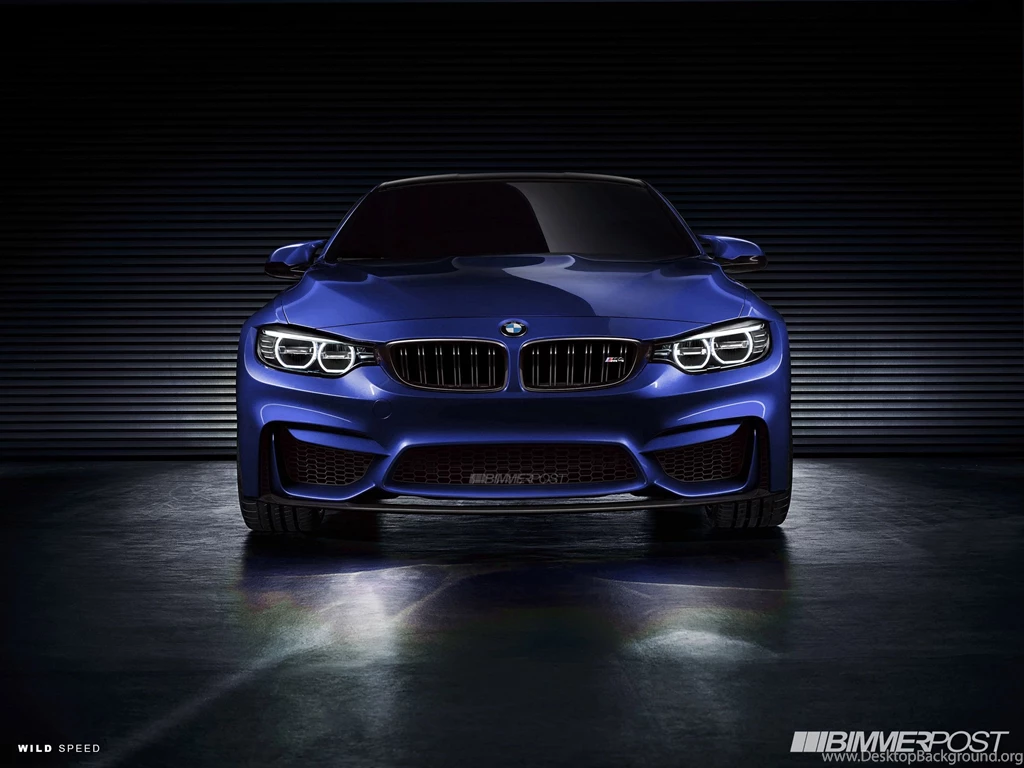 Blue BMW M4 In The Garage Wallpapers And Images Wallpapers ...