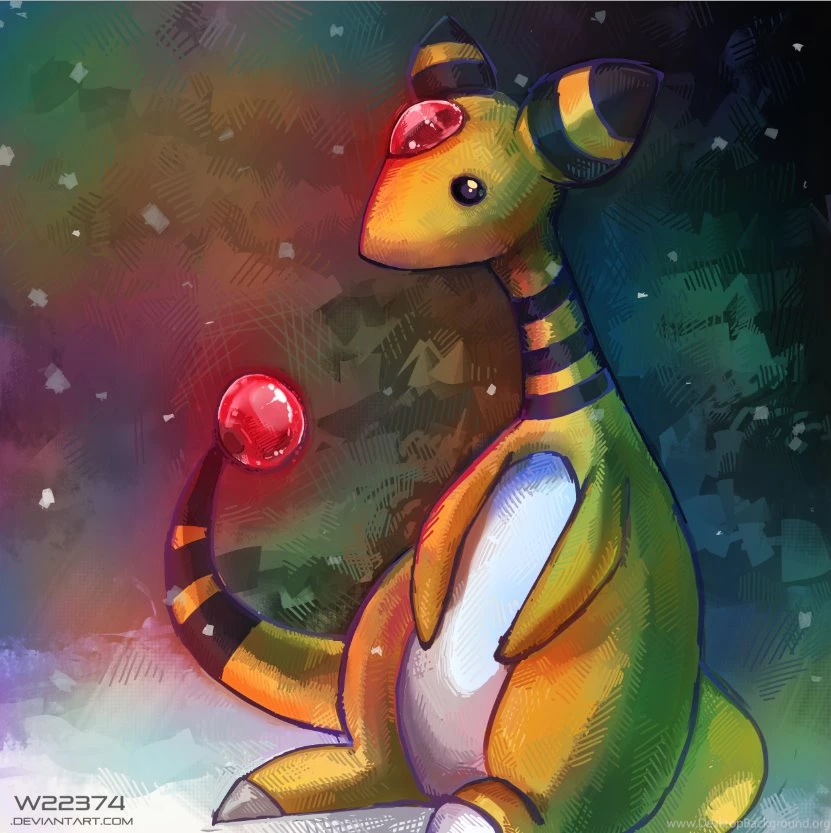 Ampharos Speedpaint By Vanyeeah On DeviantArt