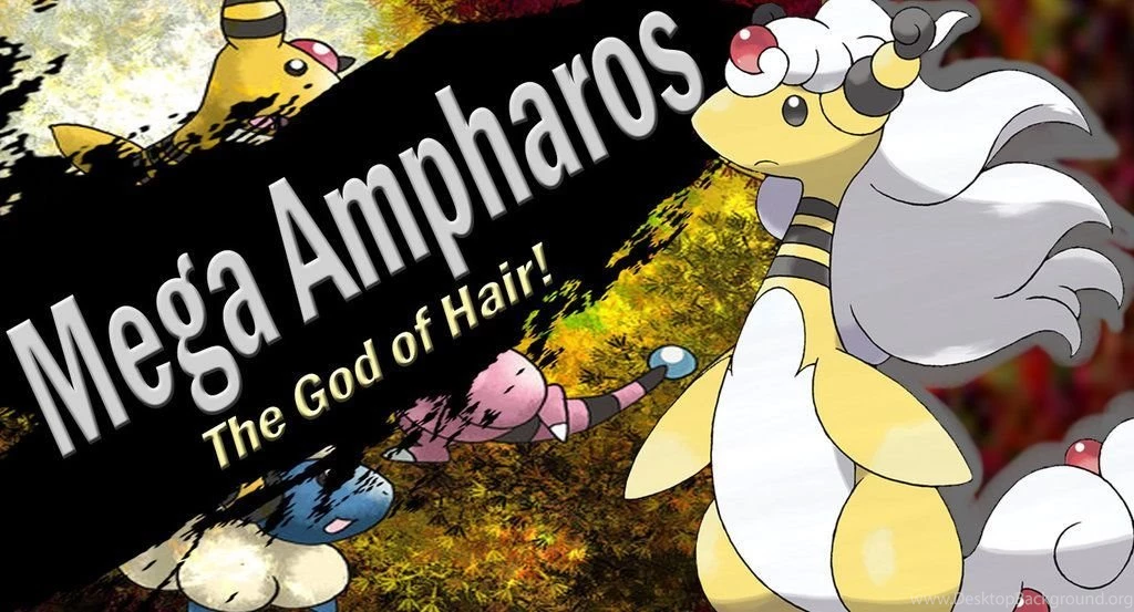 Shiny Mega Ampharos And Shiny Whimsicott By SparkHog On DeviantArt