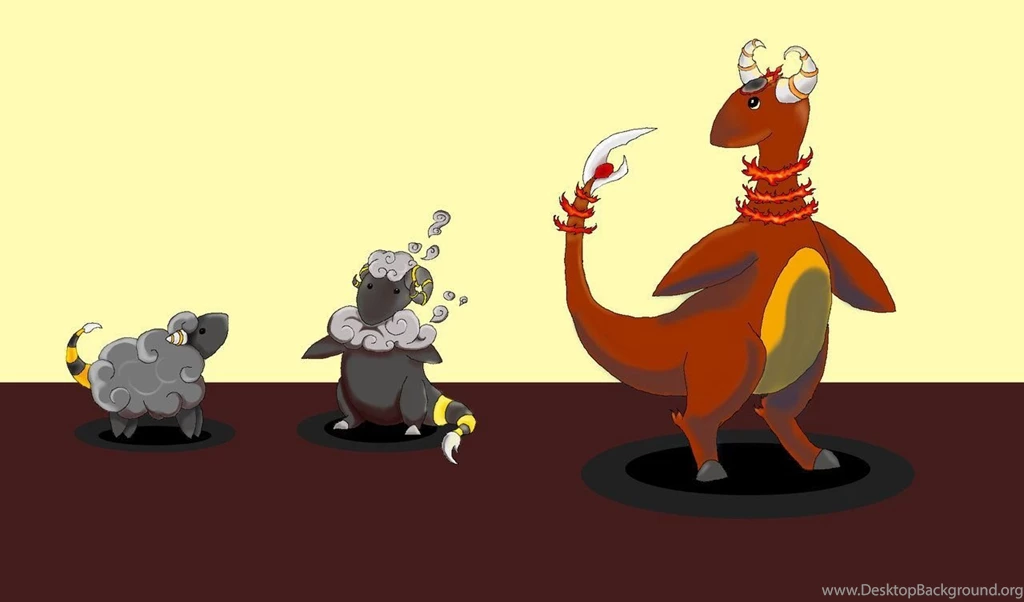 Fire Ampharos Line By SkyBlueButterfly On DeviantArt