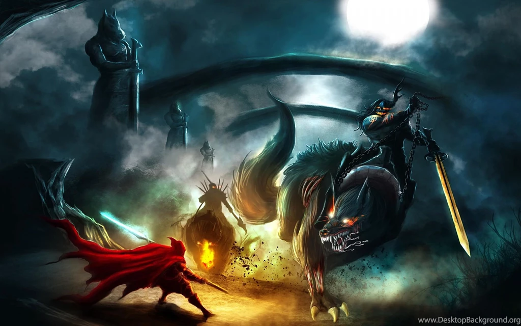 Download Wallpapers 3840x2400 Creatures, Monsters, Battle, Full ...