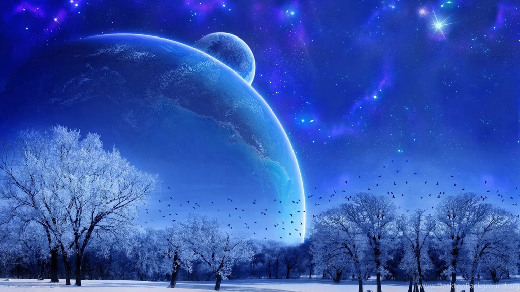 Download Wallpapers 3840x2160 Nature, Landscape, Winter, Sky, Snow ...