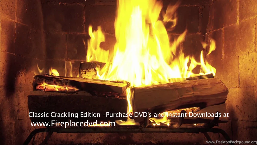 Fireplace Crackling Yule Log In HD! 1080P Free YouTube