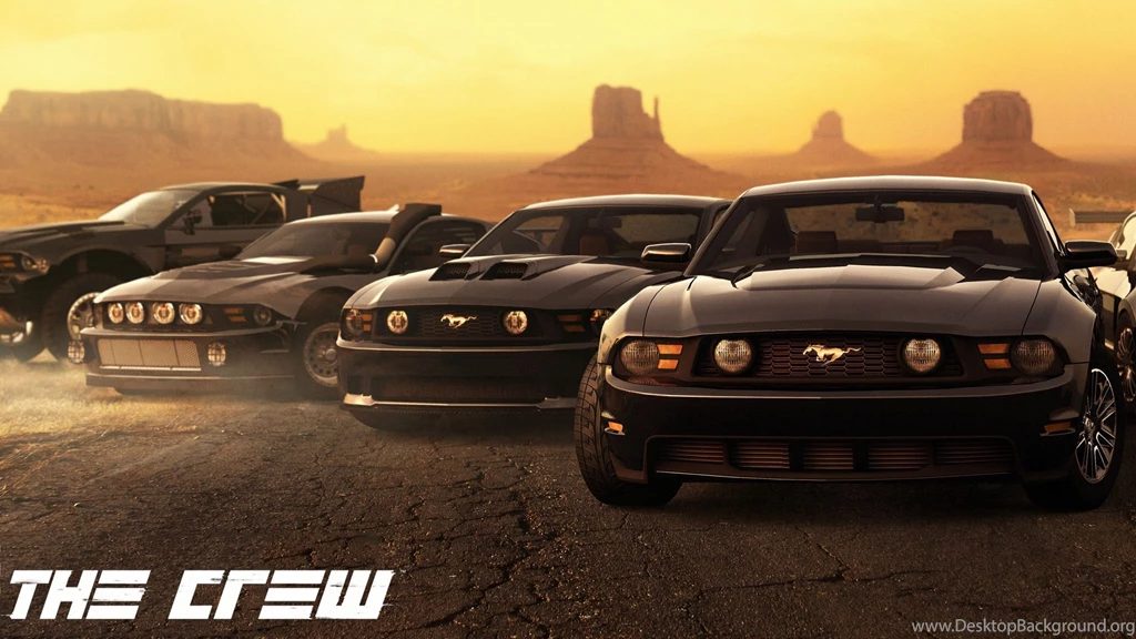 The Crew Powerfull Black Custom Ford Mustang Variations ...