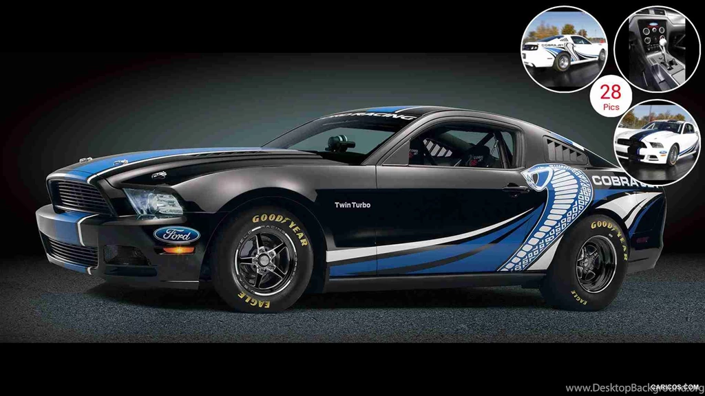 2012 Ford Mustang Cobra Jet Twin Turbo Concept Black Side