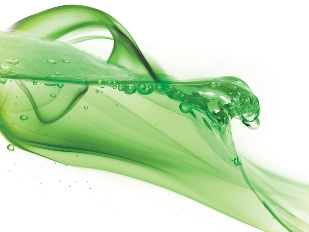 Bright Green Fluid Wallpapers