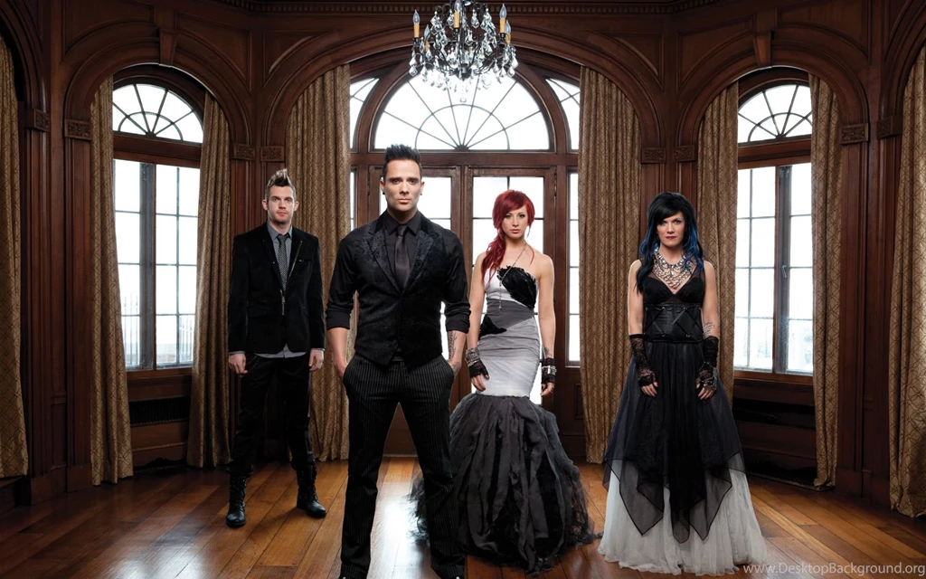 Download Wallpapers 1920x1200 Skillet, Jen Ledger, Christian Rock ...